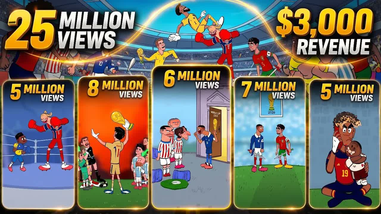 I found a brand-new free AI tool that can create viral football niche videos in just a few minutes!