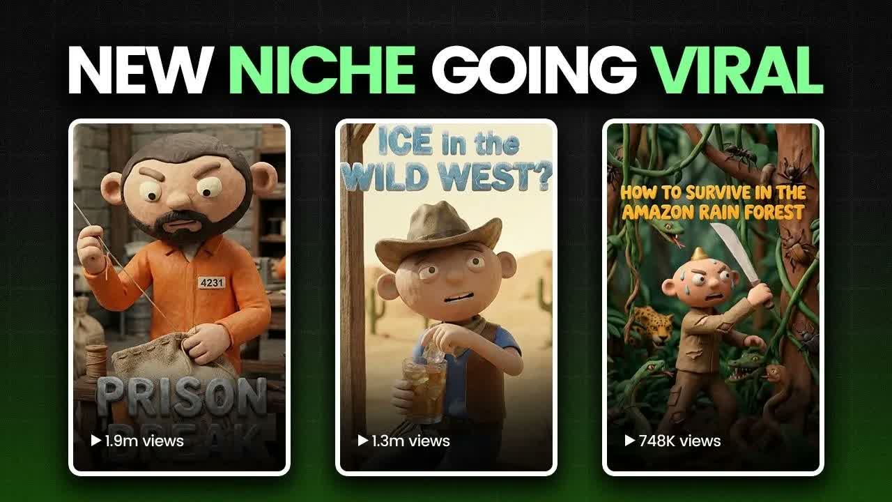 I Created VIRAL Stop Motion (Claymation) Videos with AI in MINUTES!