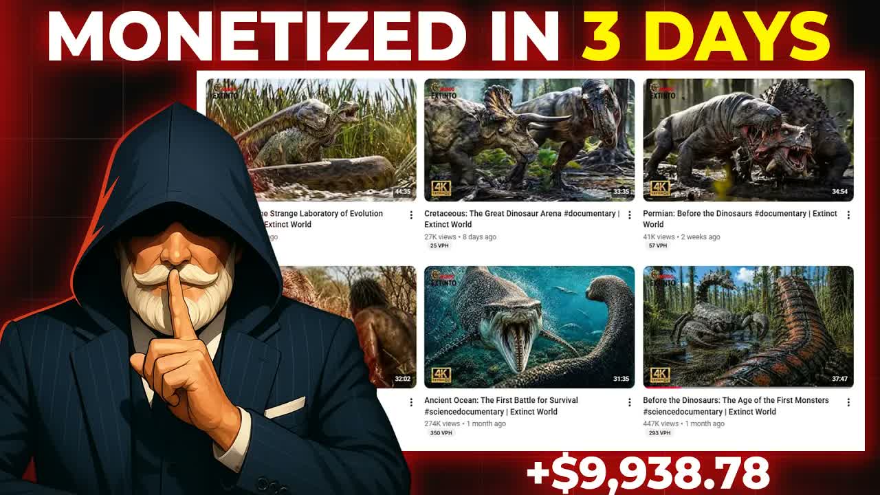 How to Make Viral Prehistoric Animal Battle Videos with AI