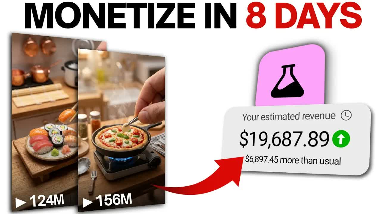 Create Viral Miniature Cooking Videos Using AI (Step-by-Step)
