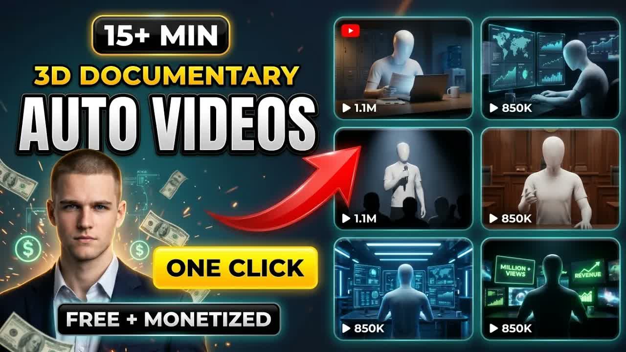 UNLIMITED and FREE  3D Documentaries in BULK in FERN style [100% FREE]