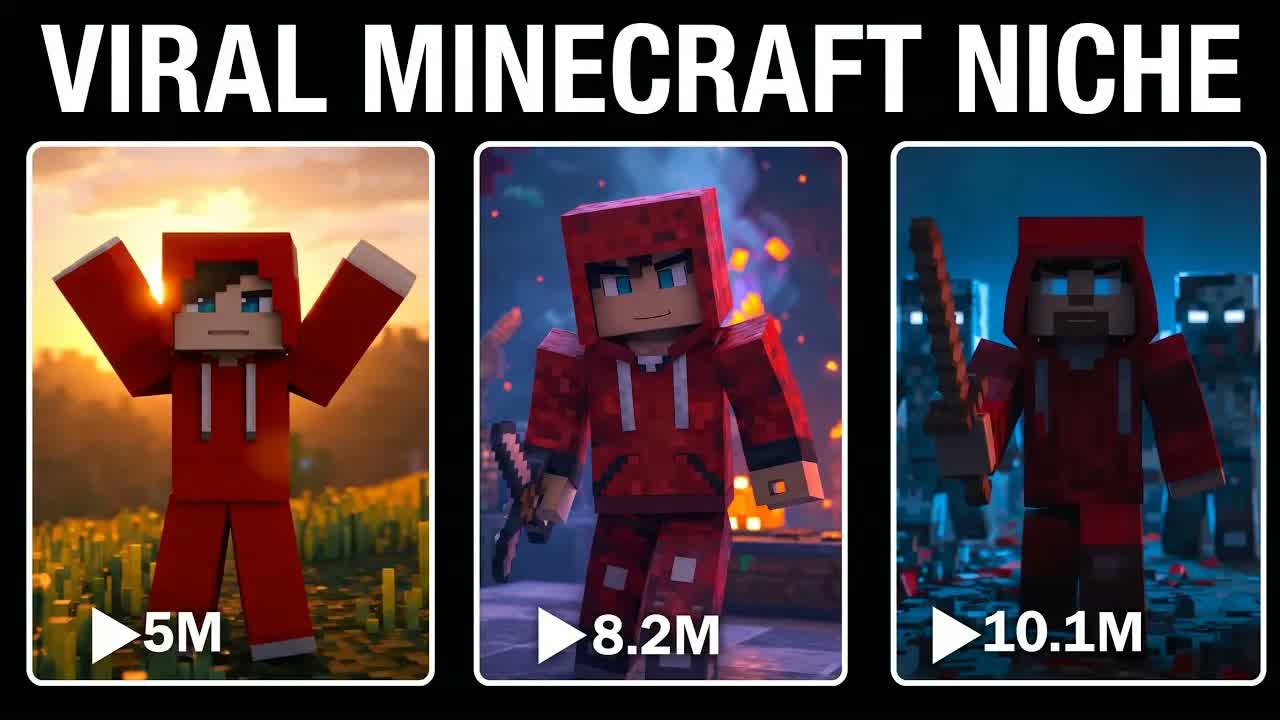 This Time Big Promise From My Heart ❤️  Unlimited AI Videos in Minecraft Niche (100% FREE)