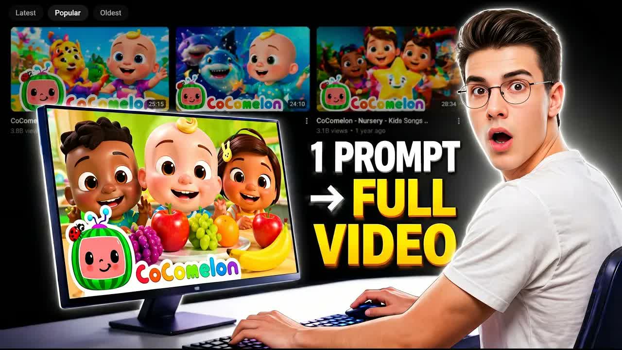 Make viral Kids Nursery Rhymes Videos with AI