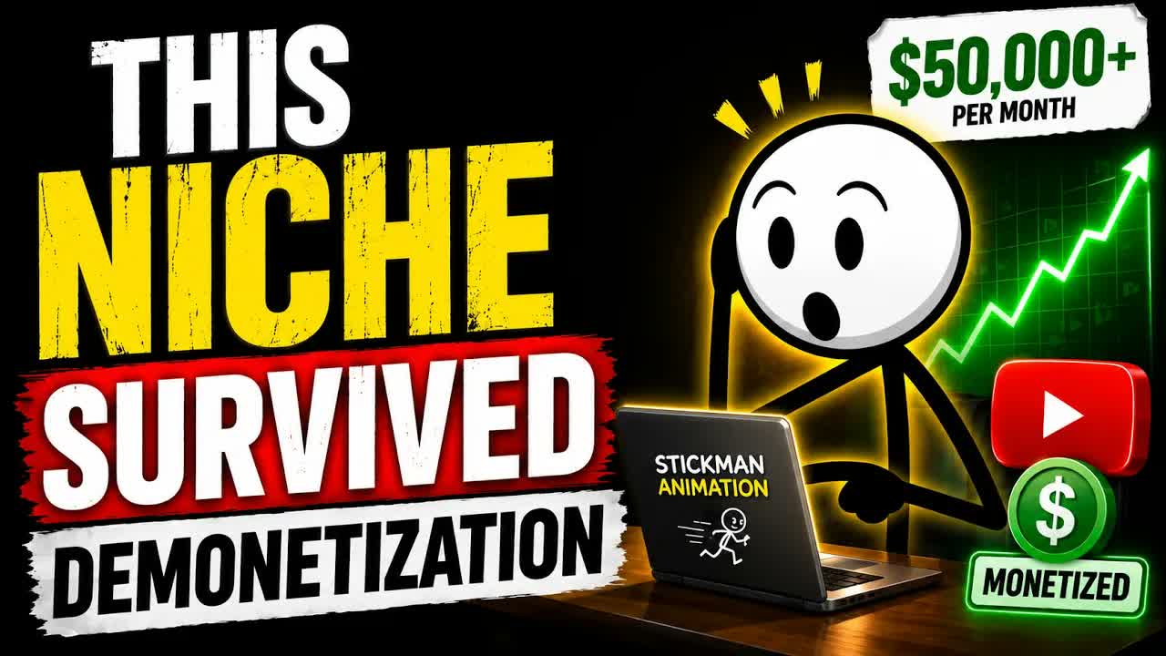 Make Viral Stickman Animations & Get Monetized In 7 Days (Full Tutorial)