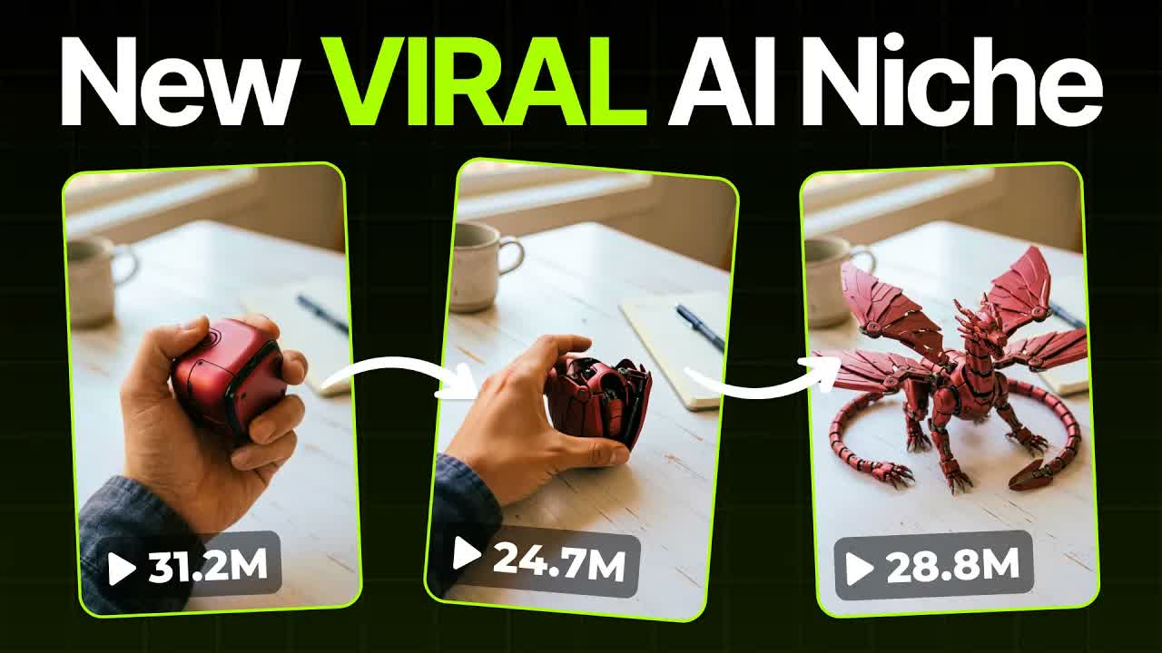 How to Make VIRAL AI Mechanical Toy Videos (Step by Step)