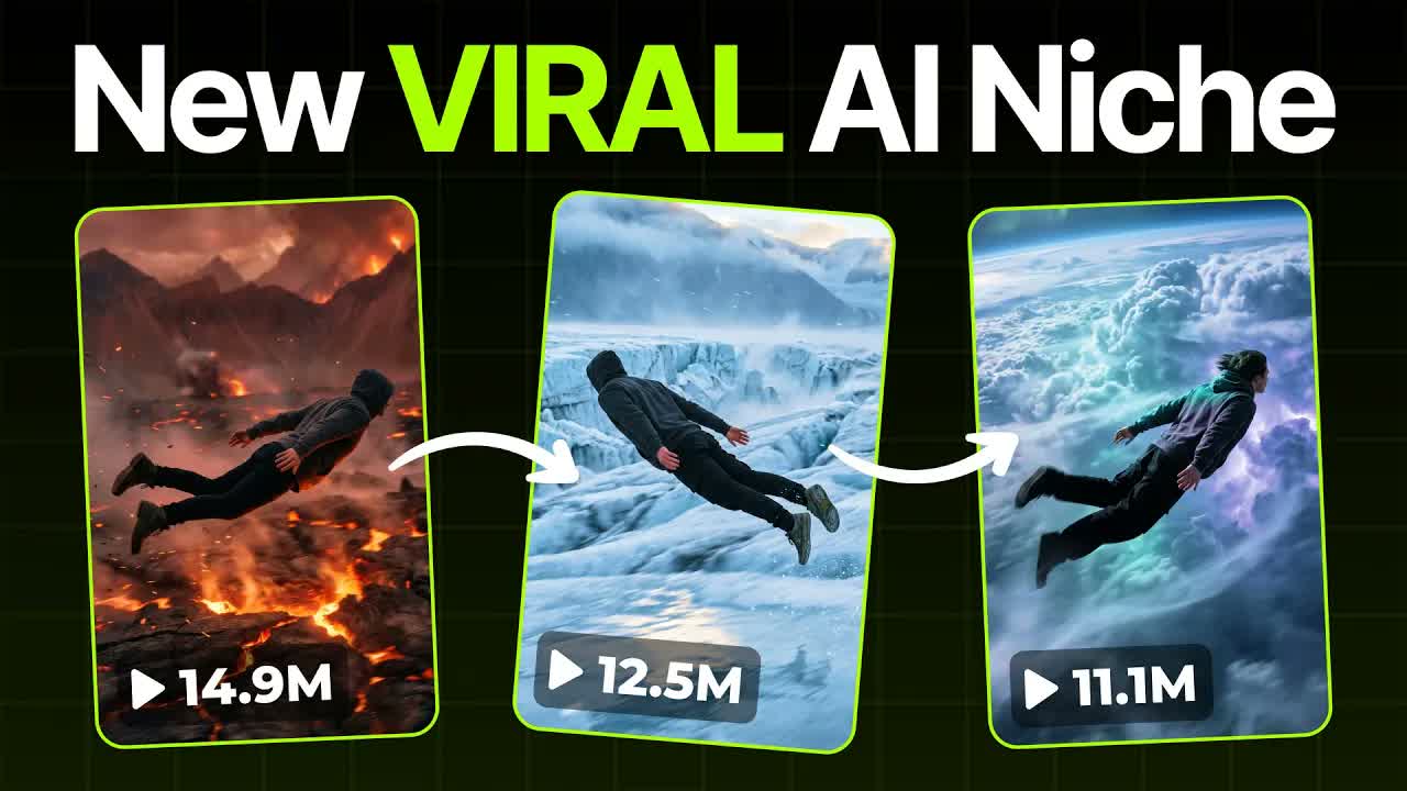 How to Make VIRAL AI Flying Human Videos (with Pollo AI)