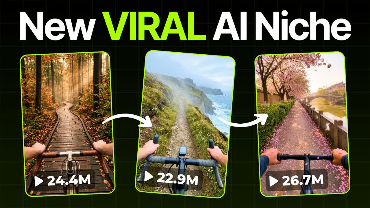 How to Make VIRAL AI Cycling POV Videos (Step by Step)