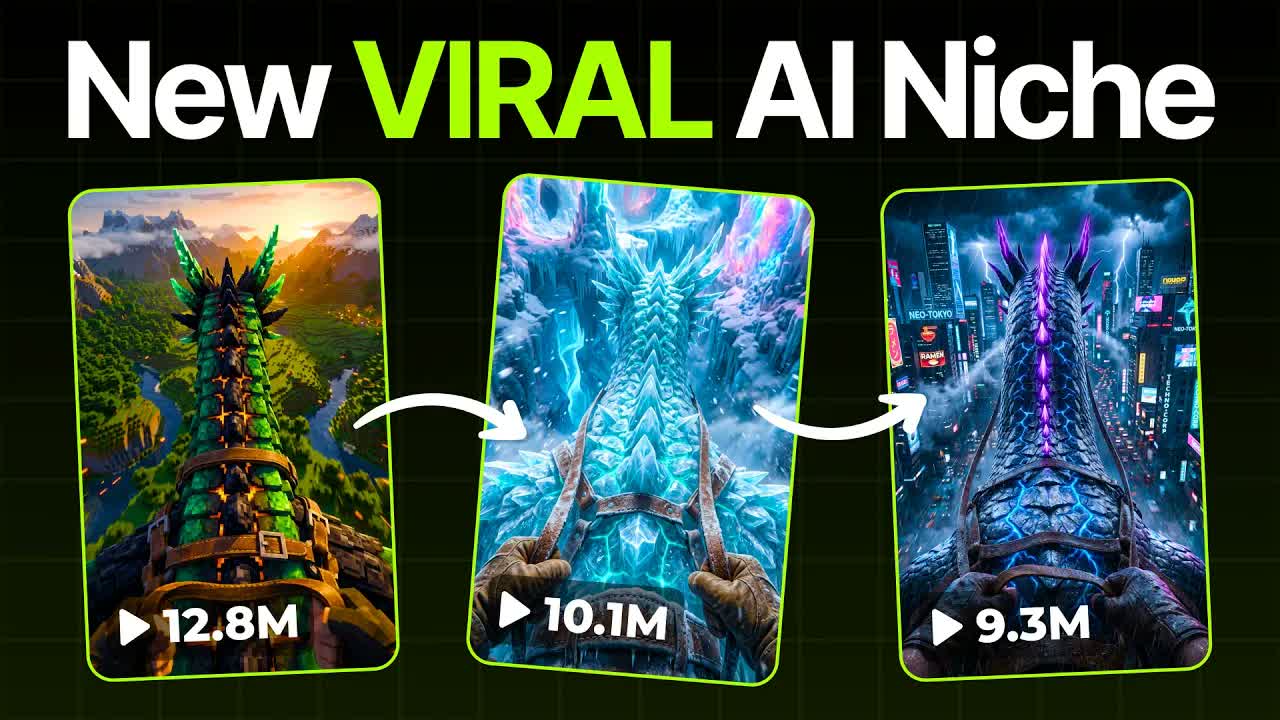 How to Make VIRAL AI Flying Dragon Videos (Step by Step)