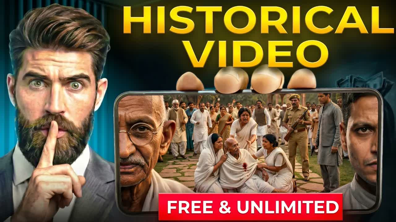 How I Create Viral History Videos with AI (100% Free Tools)