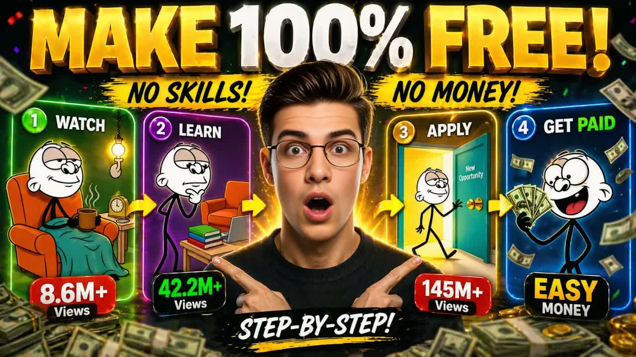 How I Create Viral Stickman Animations For Any Niche with AI & Go Viral