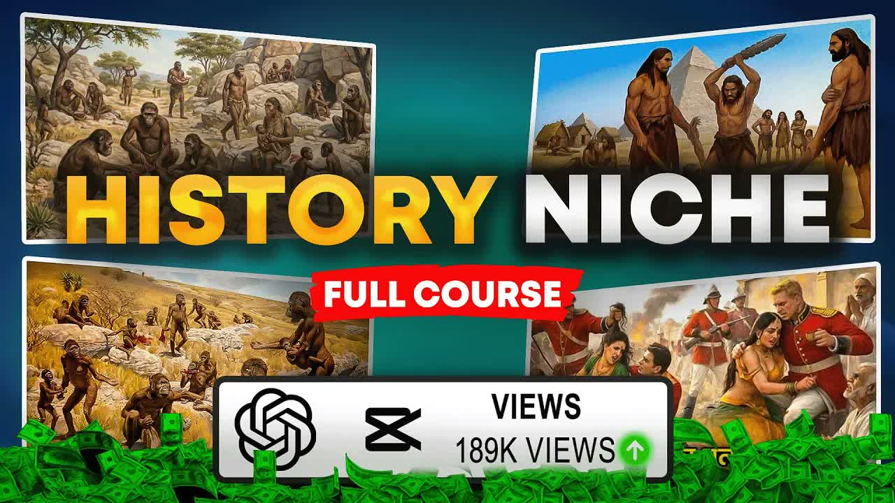 History Niche Exposed videos like History indusry or Documentary industries