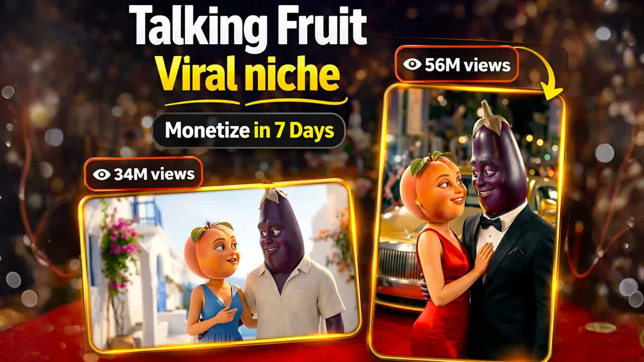Create Viral Talking Fruit Videos in 2 Minutes (Fast Tutorial)