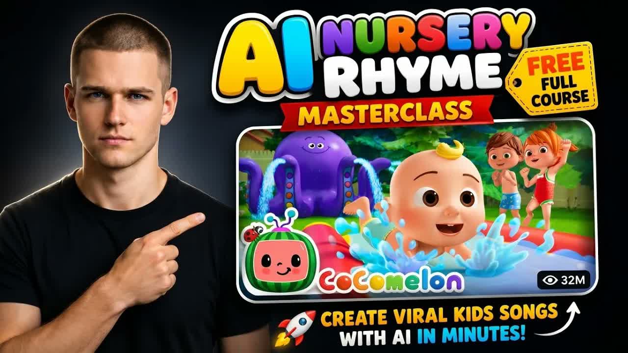 Kids Nursery Rhymes using AI (FULL COURSE)