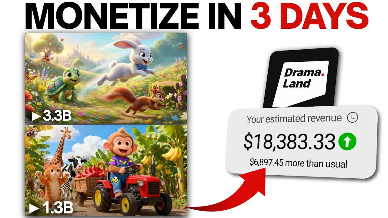 Make Your First Cartoon AI Video & Start Earning on YouTube